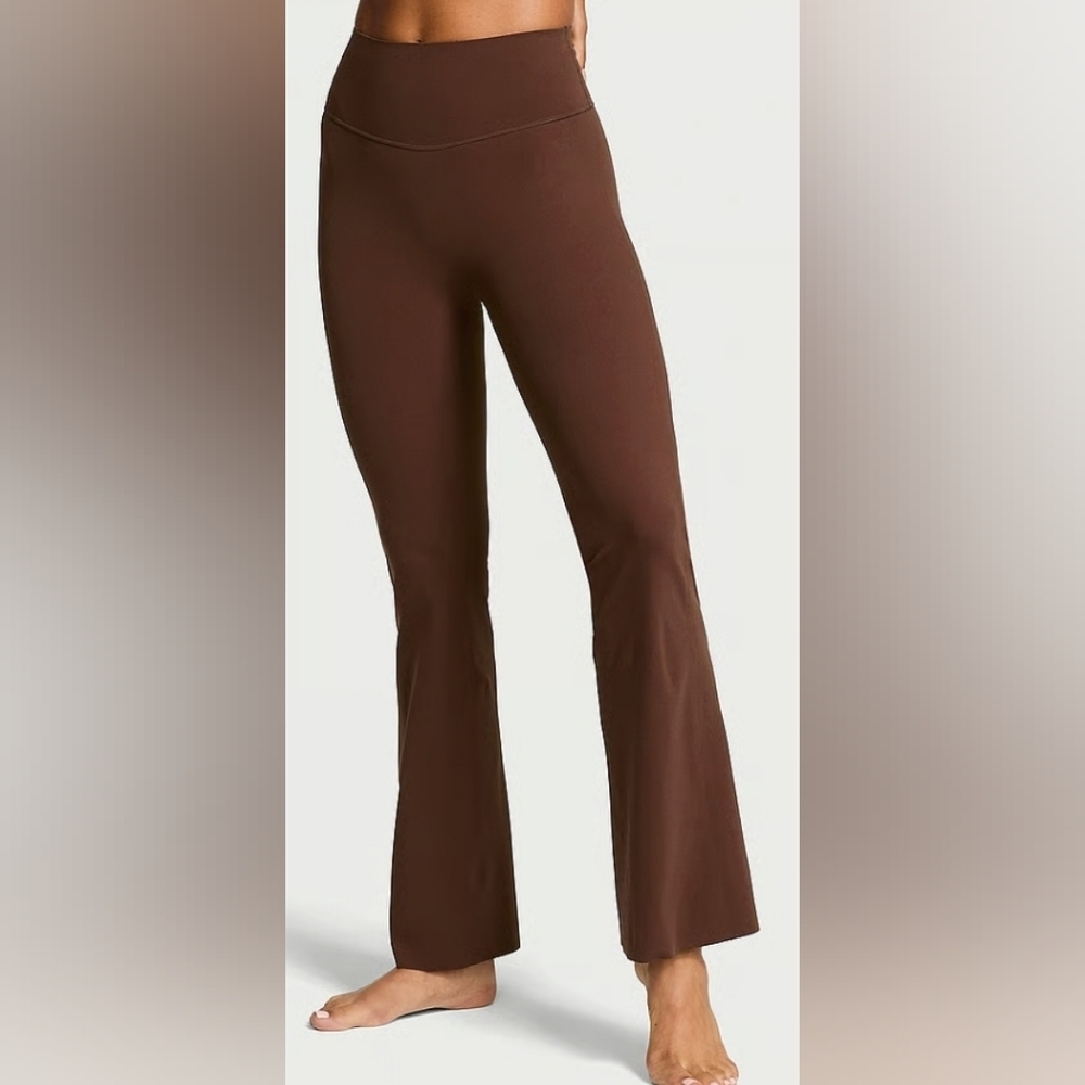 VSX Brown Flare Pants High-Rise Leggings